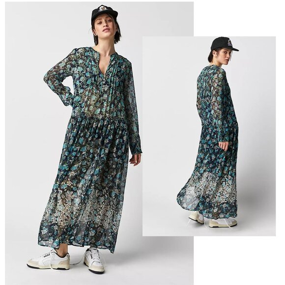 Free People See It Through Boho Style Maxi Dress in 2 Color Options NEW NWT - Picture 3 of 9